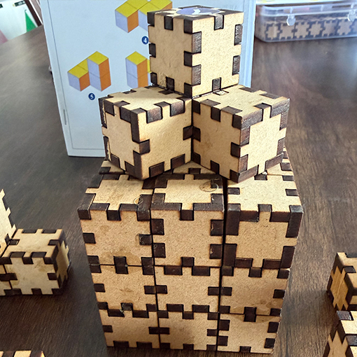 Cube of Cubes (Soma Cube) Puzzle